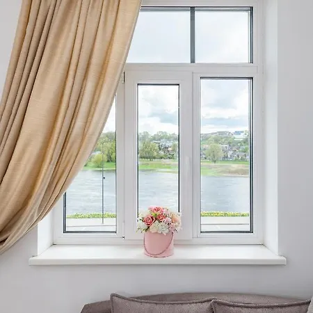Serene Nemunas River View By Polo Kaunas